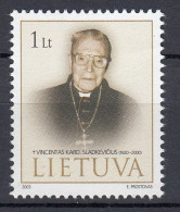 LITHUANIA 2003 Famous People Sladkevicius MNH(**) Mi 827 #Lt1016 - Lithuania