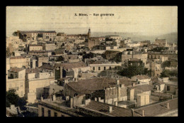 ALGERIE - BONE - VUE GENERALE - CARTE TOILEE ET COLORISEE - Annaba (Bône)