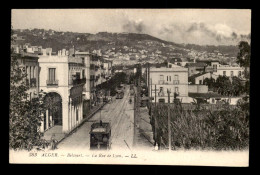 ALGERIE - ALGER - BELCOURT - LA RUE DE LYON - Alger