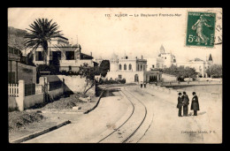 ALGERIE - ALGER - LE BOULEVARD DE FRONT DE MER - Algiers