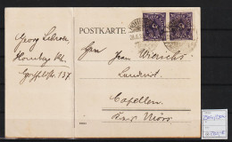 MiNr. 230W/230W Auf Postkarte - Used Stamps