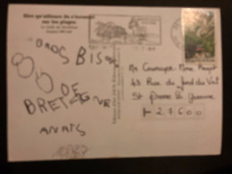 CP TP TRAIN AJACCIO VIZZAVONA 3,00 OBL.MEC.17-7 1996 35 CANCALE - Cartas & Documentos