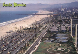 72434232 Santa_Monica Aerial View Of Santa Monica Beach - Autres & Non Classés