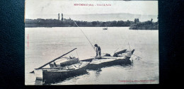 01 , Montmerle , Tireur De Sable  En 1906......vue Peu Courante - Non Classés