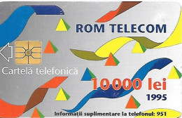 Romania: Rom Telecom - 1997 In Contact Cu Lumea Prin - Rumänien