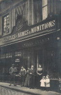 Carte-Photo - Magasin Autos & Cycles Clément Armes & Munitions, Phares Ducellier 1912 Cycle & Weapons Store - Foto's