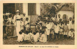 Sri Lanka - Missions De Ceylan - La Leçon De Catéchisme En Images - Animée - CPA - Carte Neuve - Voir Scans Recto-Verso - Sri Lanka (Ceilán)