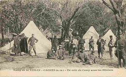 06 - Camp De St Veran - Cagnes - Un Coin Du Camp Sous Les Oliviers - Animée - Militaria - CPA - Voir Scans Recto-Verso - Other & Unclassified