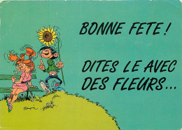 Bandes Dessinées - Gaston Lagaffe - Mademoiselle Jeanne - Franquin - CPM - Voir Scans Recto-Verso - Fumetti