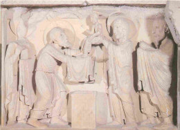 58 - La Charité Sur Loire - Eglise Notre Dame - Détail Du Tympan - La Présentation De Jésus Au Temple - Art Religieux -  - La Charité Sur Loire