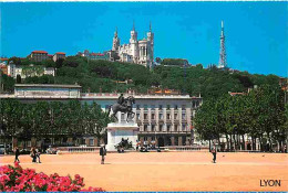 69 - Lyon - Place Bellecour - Notre Dame De Fourvière - Carte Neuve - CPM - Voir Scans Recto-Verso - Other & Unclassified