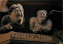 56 - Vannes - Vannes Et Sa Femme Sculptés Dans Les Poutres D'une Vieille Maison - Sculpture - Carte Neuve - CPM - Voir S - Vannes