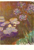 Art - Peinture - Claude Monet - Nymphéas Et Agapanthes - Carte Neuve - CPM - Voir Scans Recto-Verso - Peintures & Tableaux
