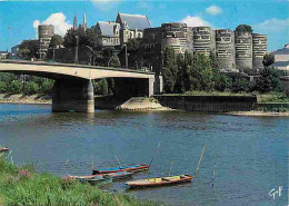 49 - Angers - Le Château Dominant La Maine - Flamme Postale De Saint Georges Sur Loire - CPM - Voir Scans Recto-Verso - Angers