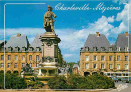 08 - Charleville Mézières - La Place Ducale - La Statue De Charles De Gonzague - Automobiles - Carte Neuve - CPM - Voir  - Charleville