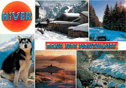 Animaux - Chiens - Husky - Alpes - Multivues - Montagnes - CPM - Voir Scans Recto-Verso - Hunde