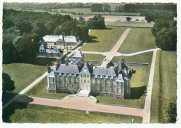 CPSM Dentelée 10.5 X 15 Seine Et Oise (aujourd'hui Essonne) En Avion Au Dessus De...Château De BAVILLE SAINT CHERON - Saint Cheron