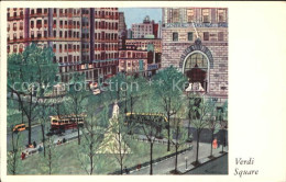 72368950 New_York_City Verdi Square Central Savings Bank Broadway Watercolor Dra - Andere & Zonder Classificatie