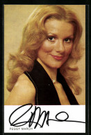 AK Musikerin Peggy March Mit Blonden Haaren, Autograph  - Muziek En Musicus