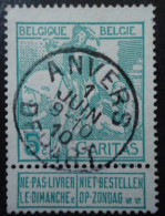 BELGIQUE N°86 Oblitéré - 1910-1911 Caritas