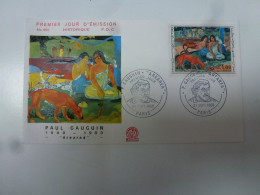N° 1568 Premier Jour Europa 1968 Paul Gauguin 1848 1903 - Postdokumente