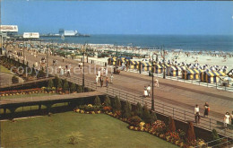 72352722 Atlantic_City_New_Jersey View Of The Boardwalk Beach And The Atlantic O - Other & Unclassified