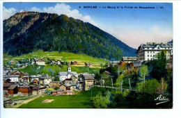 CPA 9 X 14 Haute Savoie MORZINE Le Bourg Et La Pointe De Ressachaux - Morzine