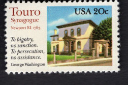 209001040 1982 SCOTT 2017 (XX) POSTFRIS MINT NEVER HINGED - TOURO SYNAGOGUE - Unused Stamps