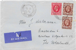 Postzegels > Europa > Groot-Brittannië > 1902-1951 Koningen > 1911-1935 George V > Brief Mrt No. 155 En 156 (17480) - Storia Postale