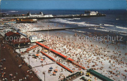 72349010 Atlantic_City_New_Jersey Bathers And The Beach Air View - Other & Unclassified