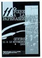 CPSM / CPM 10.5 X 15 Rhône GIVORS 11° Foire Paperasse 11/120-11-1989  Carte De Visiteur Privilégié - Givors