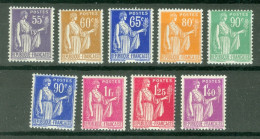 France Yv  363/371  * * TB  - Unused Stamps