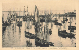 CONCARNEAU : ASPECT DU PORT PENDANT LA PECHE - Concarneau