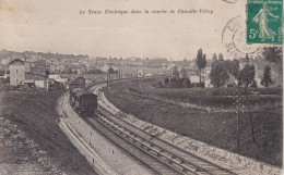 CPA CHAVILLE  92 - Le Train électrique Dans La Courbe De Chaville Vélizy - Chaville