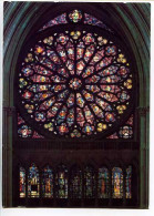 CPSM 10.5 X 15  Marne REIMS  La Cathédrale - La Grande Rose Ouest - Reims