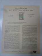 N° 1482 Millénaire Du Mont Saint Michel - Documents De La Poste