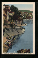 CPA Tonneins, Les Quais, Lavoir, La Garonne  - Tonneins