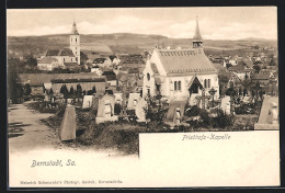 AK Bernstadt, Teilansicht Mit Friedhof's Kapelle  - Other & Unclassified