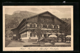 AK Osterhofen, Hotel-Restaurant Alpenhof  - Autres & Non Classés