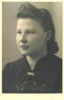 Social History Souvenir Real Photo Elegant Woman Lady Coiffure 1941 Munchen - Fotografia