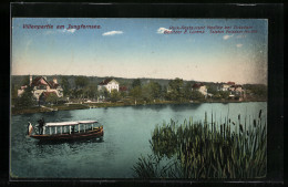 AK Nedlitz, Villenpartie Am Jungfernsee, Boot Auf Dem See  - Sonstige & Ohne Zuordnung