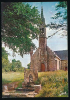 C PSM / CPM 10.5 X 15 Finistère Chapelle De Dennec Et Fontaine Ornée D'une Piéta Et D'une Croix CLOHARS - FOUESNANT - Clohars-Carnoët