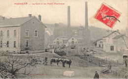 Hussigny * 1909 * La Gare Et Les Hauts Fourenaux * Industrie Usine Mine Ligne Chemin De Fer * Villageois - Sonstige & Ohne Zuordnung