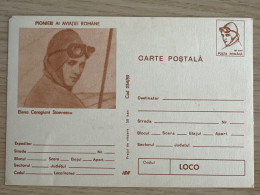 Cod 054/89. MUZEUL AVIAȚIEI ROMÂNE - Elena Caragiani Stoenescu - Postal Stationery