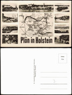 Ansichtskarte Plön Landkarten Und Mehrbildkarte 1965 - Autres & Non Classés