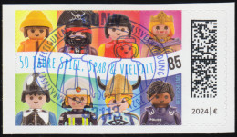 3821 Spielfiguren Playmobil, Selbstklebend, EV-O Bonn 1.3.24 - Used Stamps