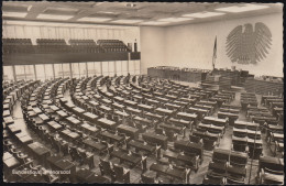 Ansichtskarte Bonn Am Rhein: Bundeshaus, Planarsaal, SSt BONN Adenauer 5.1.1956 - Andere & Zonder Classificatie