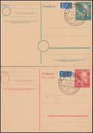 PSo 1-2 Richtfest Und Bundestag Beide SSt BONN Wahl Bundespräsident 12.9.1949 - Cartoline - Nuovi