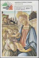 Guinea-Bissau: Gemälde / Paintings Madonna Mit Kind / Italia 1985, Block ** - Sonstige & Ohne Zuordnung