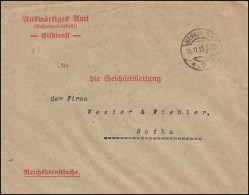 Reichsdienstsache Auswärtiges Amt Außenhandelsstelle BERLIN 15.11.19 Nach Gotha - Andere & Zonder Classificatie